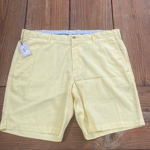 Peter Millar Bedford Cotton Blend Short in Yellow Size 40 NWT